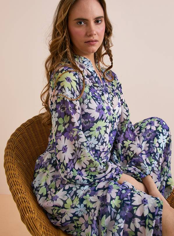 Buy Everbelle Floral Bloom Chiffon Maxi Dress 16 Dresses Tu